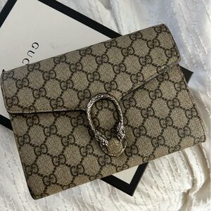 Gucci Beige and Brown Dionysus Crossbody mini bag